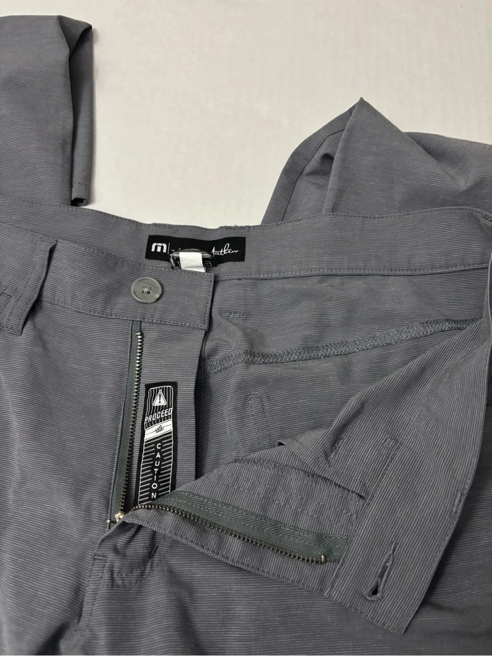 Travis Mathew 32x 32 Gray SLACKS Performance Golf Pants 1MQ534